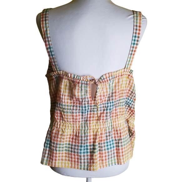 Madewell Gingham Tank Top Size XXL - Picture 5 of 7